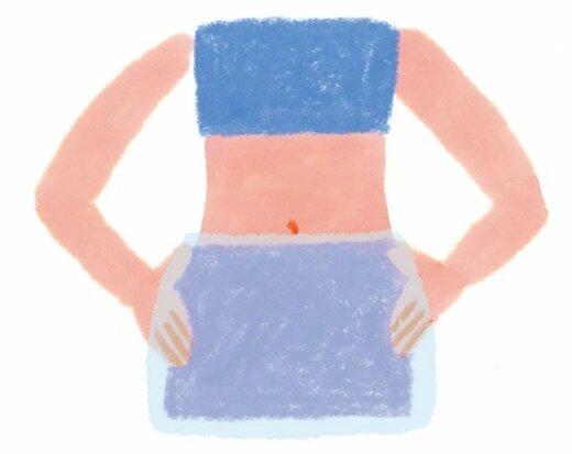 下半身イラスト