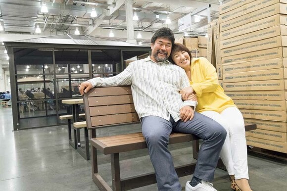 大人3人がゆったり座れる