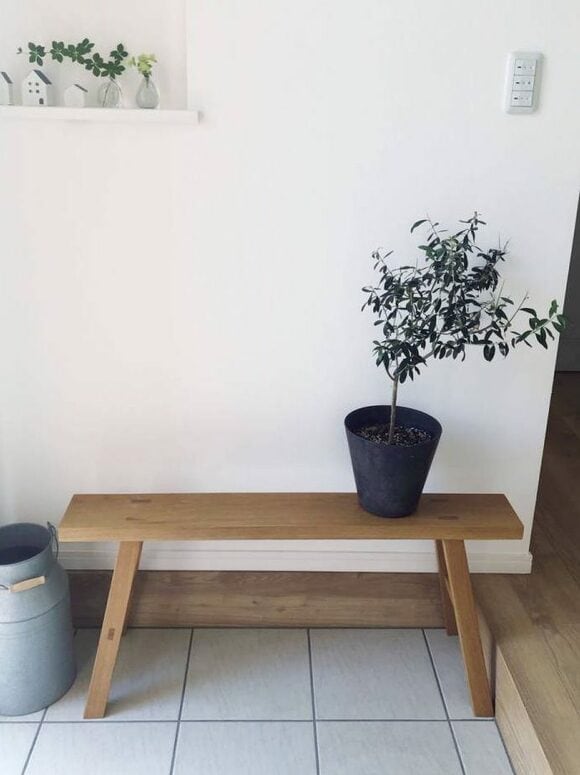 <無印良品>無垢材ベンチ