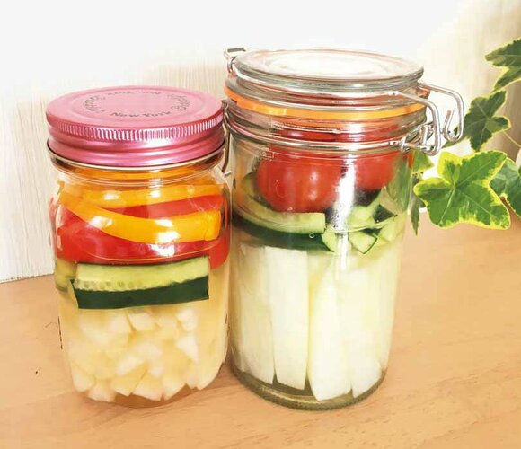 味つきの酢でピクルスがササッと完成