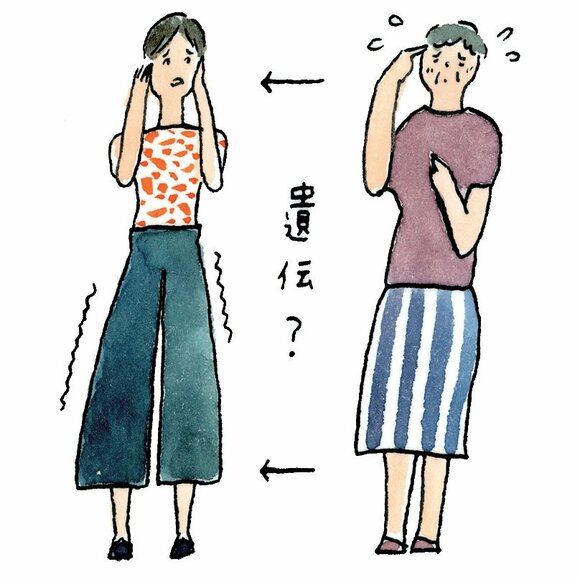 更年期症状の重さは遺伝しない