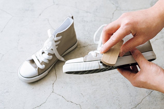 汚れを取る画像