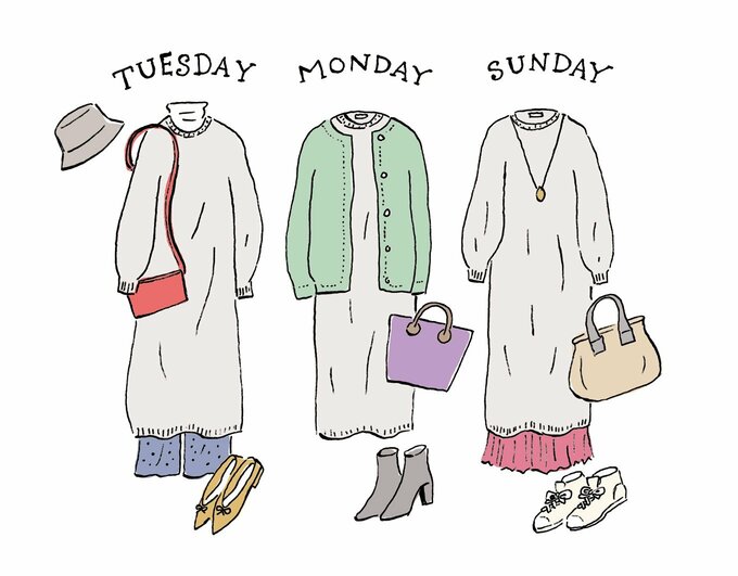 コーデイラスト