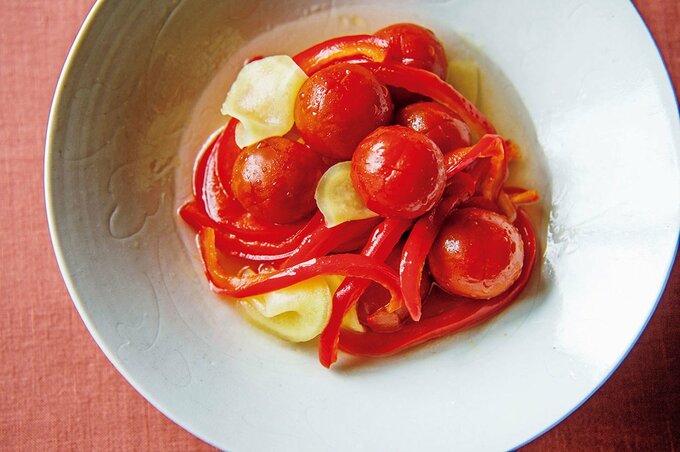 ミニトマトとパプリカのマリネ