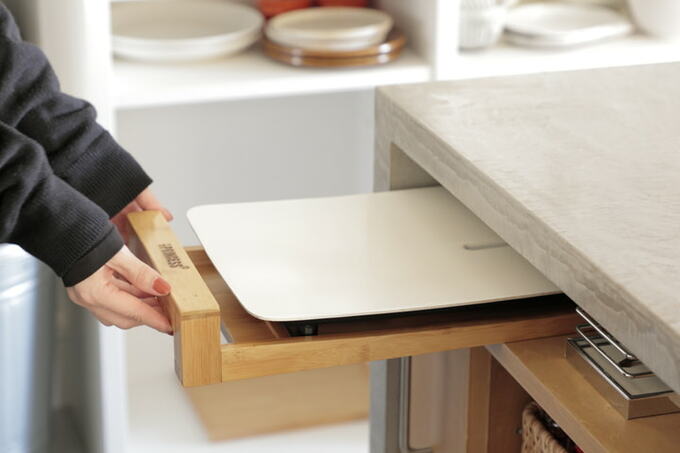 ホットプレート「プリンセス」専用の収納スペース