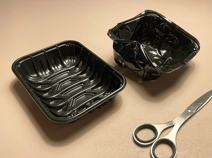プラスチック容器のゴミ