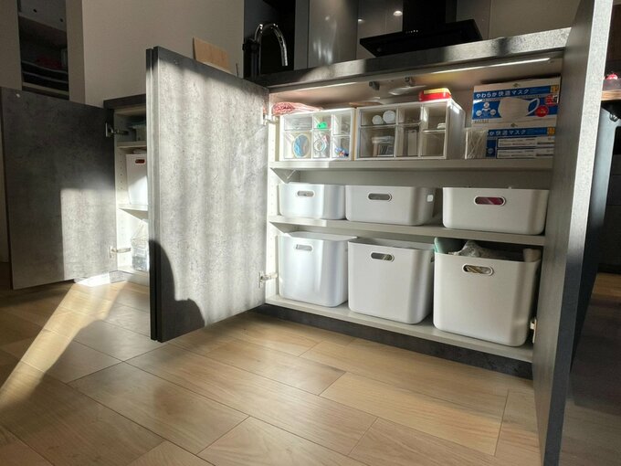 キッチンのダイニング収納