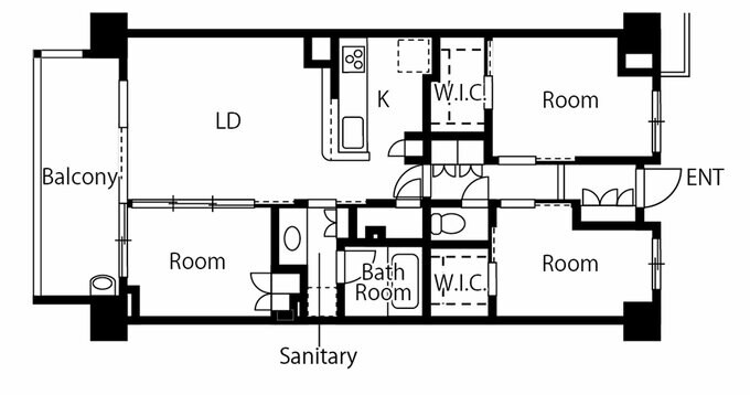 リノベーション前の図面