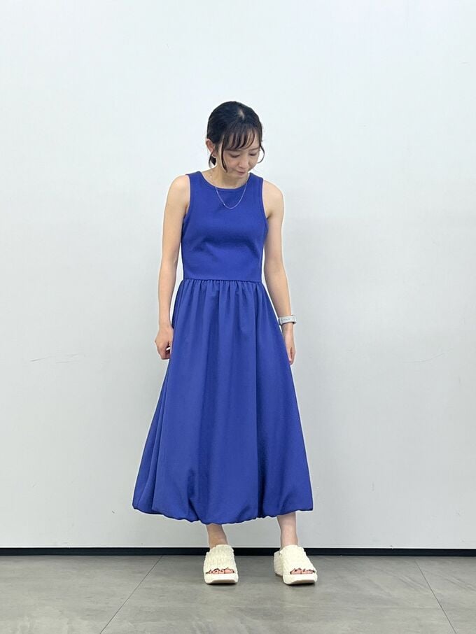 GUバブルヘムワンピース