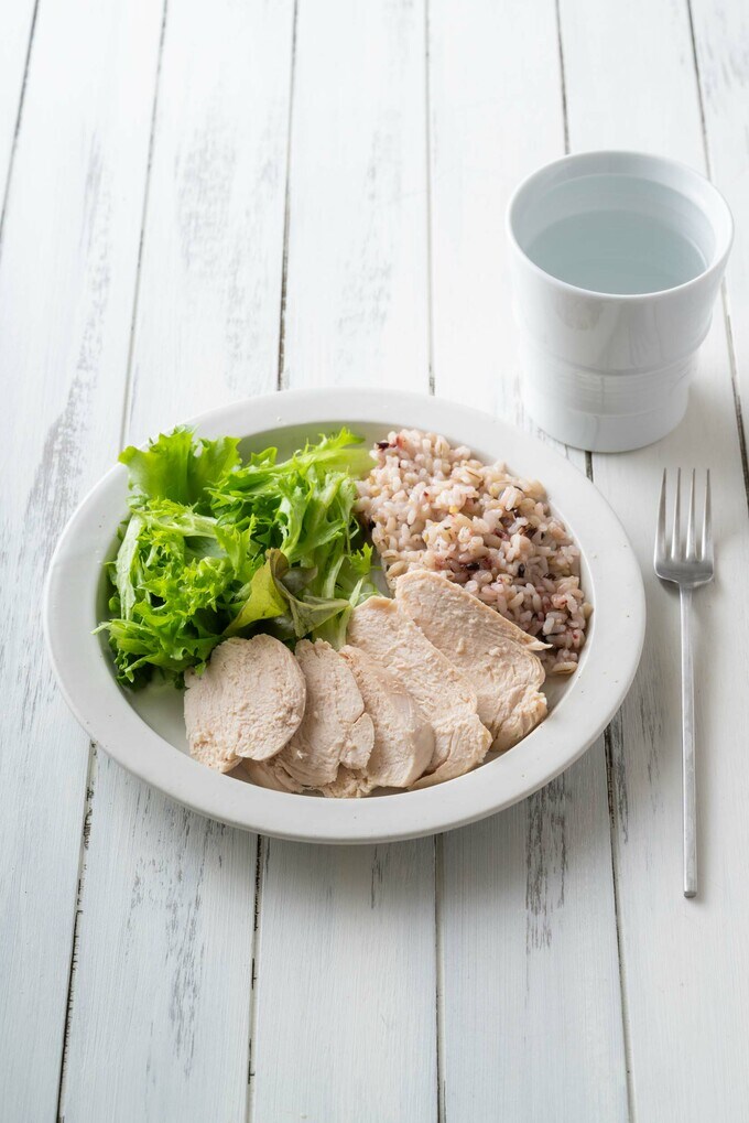 鶏ハムプレート