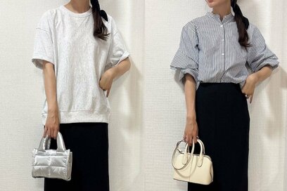 40代、夏は「ユニクロのスカート」があればいい。1990円で形も着心地も最高、着まわしコーデも紹介