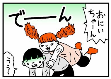 「お兄ちゃん、だっこ！」養子の5歳児は食いしん坊。なんと小2の兄の体重を超え…