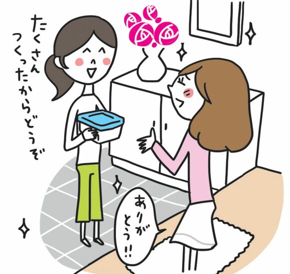 お客さまが来たら部屋には上げずに玄関先で