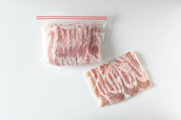 豚肉ジップロックに