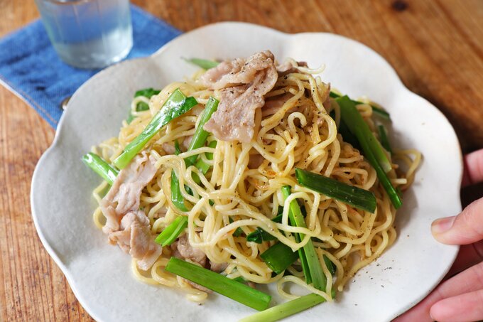 ニラ焼きそば