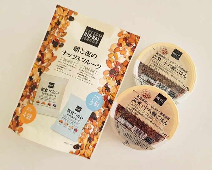 BIO-RALのナッツと十六穀ごはん