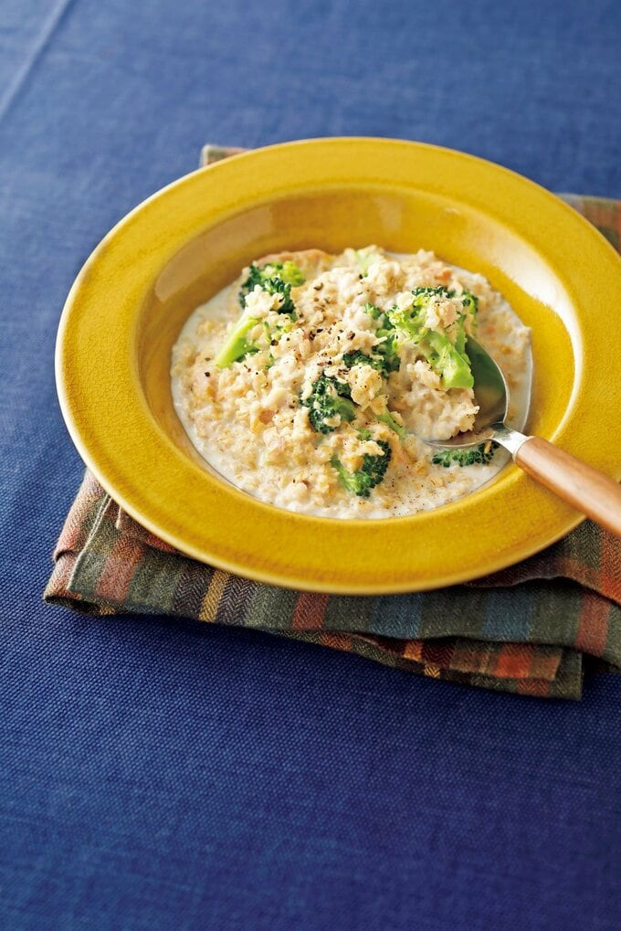 オートミールのクリームリゾット