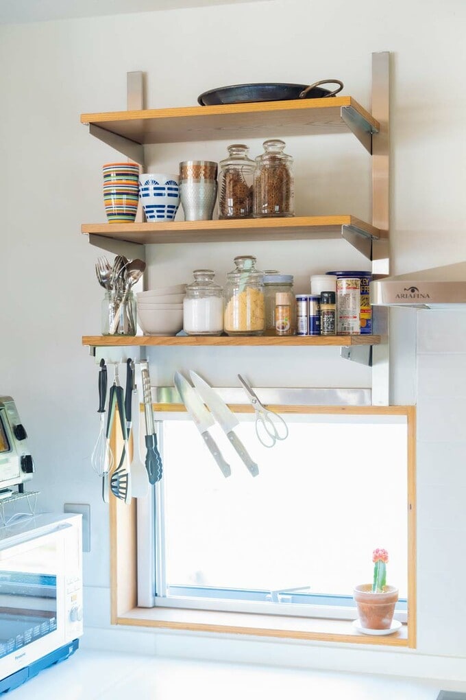 IKEAのオープン棚