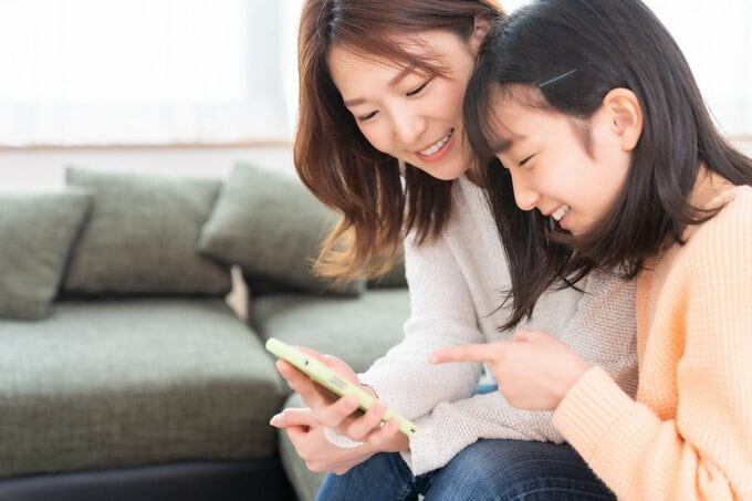 仲のよさそうな親子