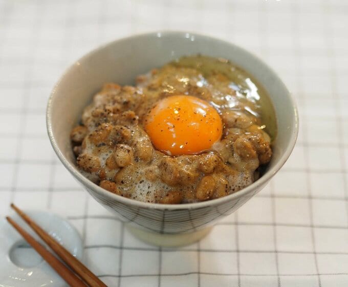 納豆卵かけご飯