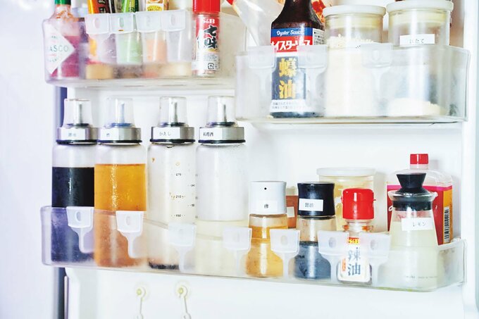 冷蔵庫のドアポケット