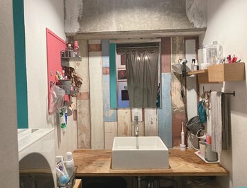 無印、3COINSで！収納がたりない狭い洗面所を、使いやすくておしゃれに