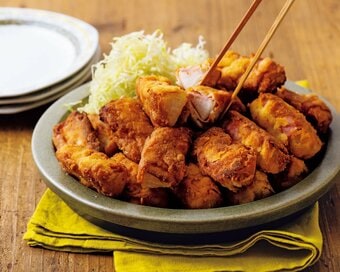 大根のベーコン巻きフライ。おからパウダー活用でさらに糖質カット