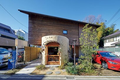 【注文住宅事例】”視線”を活用した快適な住まい、「街のパン屋さん」を営む家