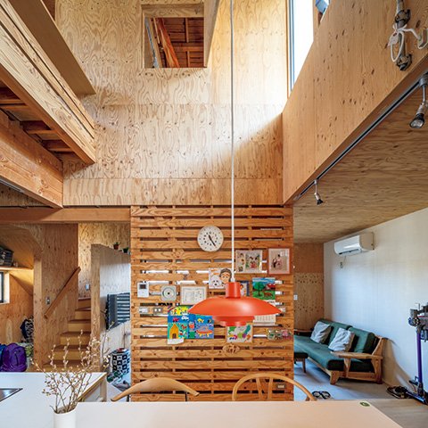 ダイニングとの仕切り壁