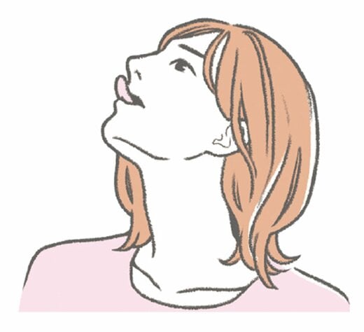 ベロ出し運動イラスト