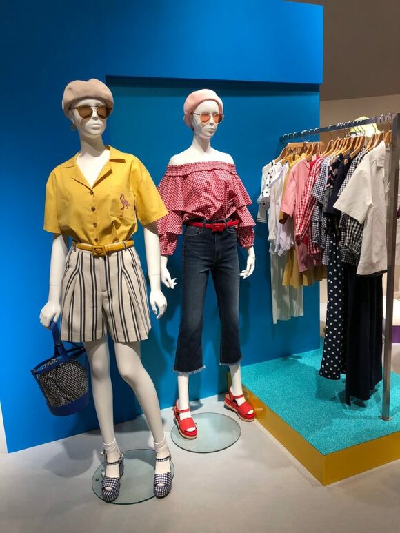 赤のギンガムチェック