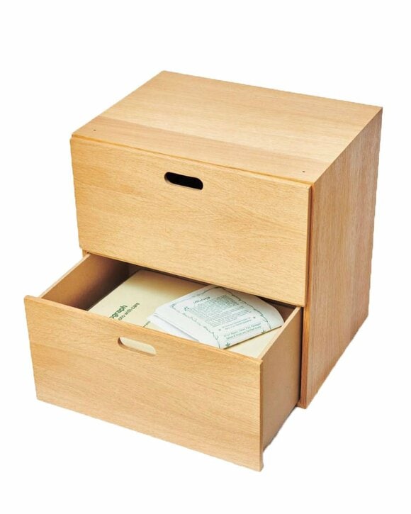 木製引き出し2段