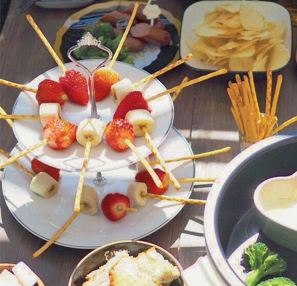 ホットプレートでつくる2種類のフォンデュ