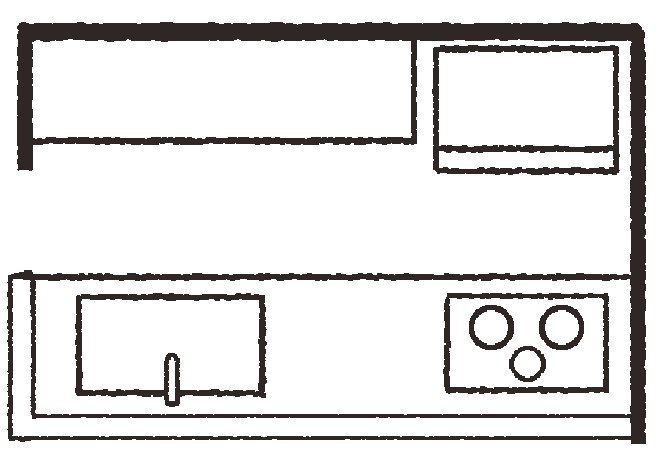 maiさん宅のキッチン間取り