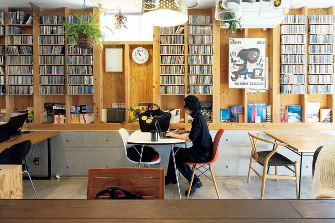 平日の昼間はコワーキングスペース