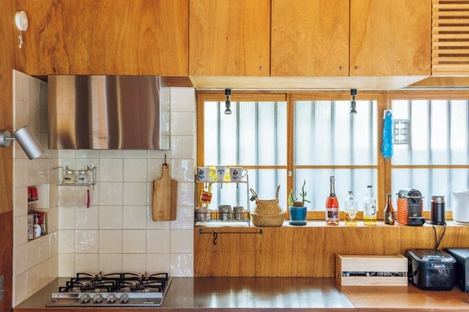 キッチン北側の窓