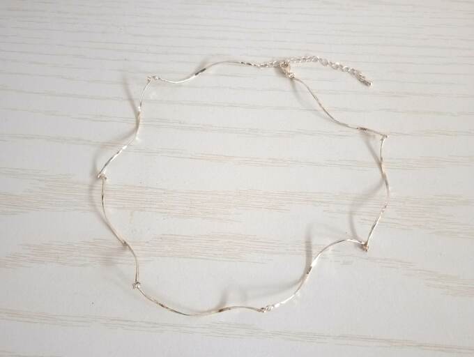 ホソウネショートネックレス ¥330