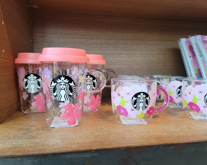 スタバ2024「SAKURAシリーズ」耐熱グラス