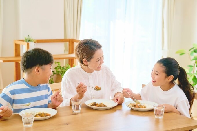 親子3人