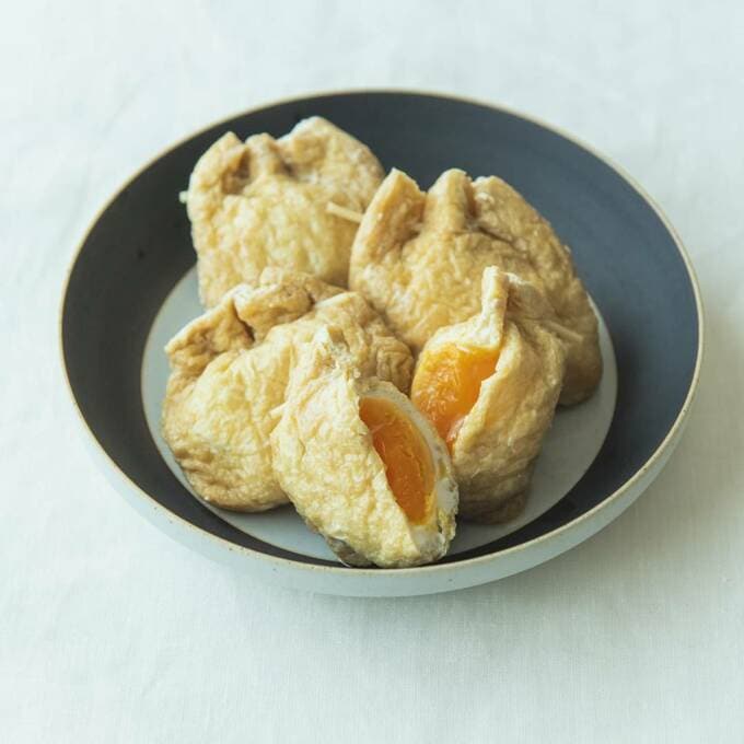 油揚げと卵の巾着煮