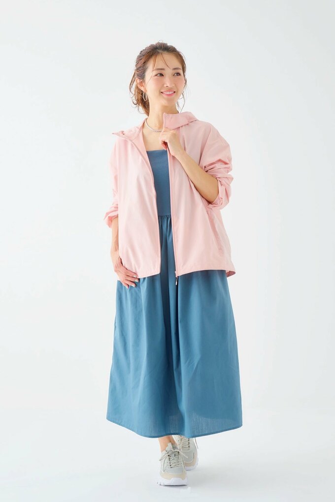 ユニクロのパーカのコーデ