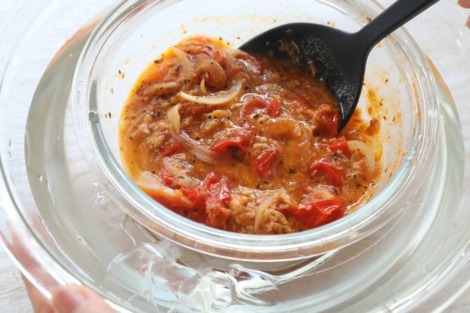 ソースを冷やす