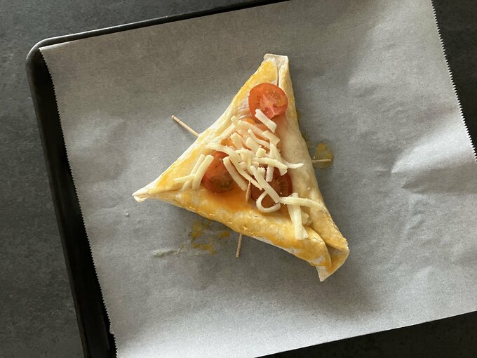 具材を乗せた様子
