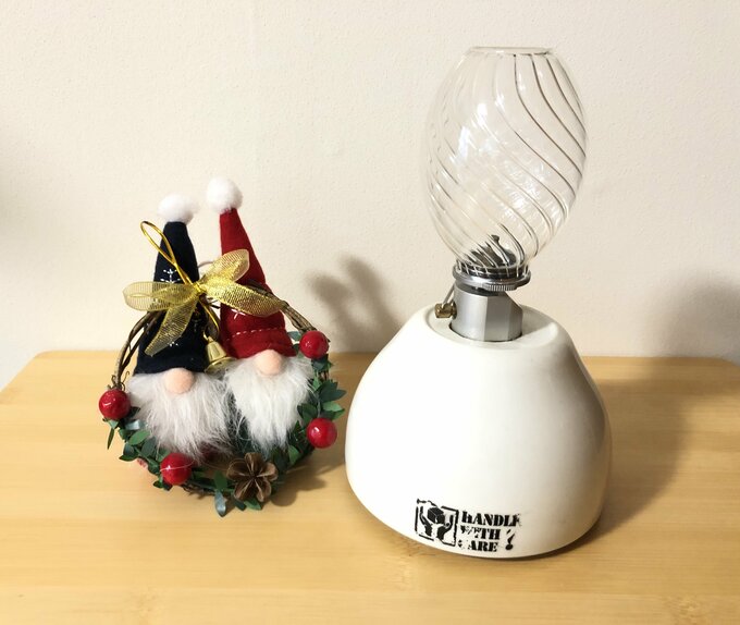 キャンプグッズのOD缶を使用したガスランタン