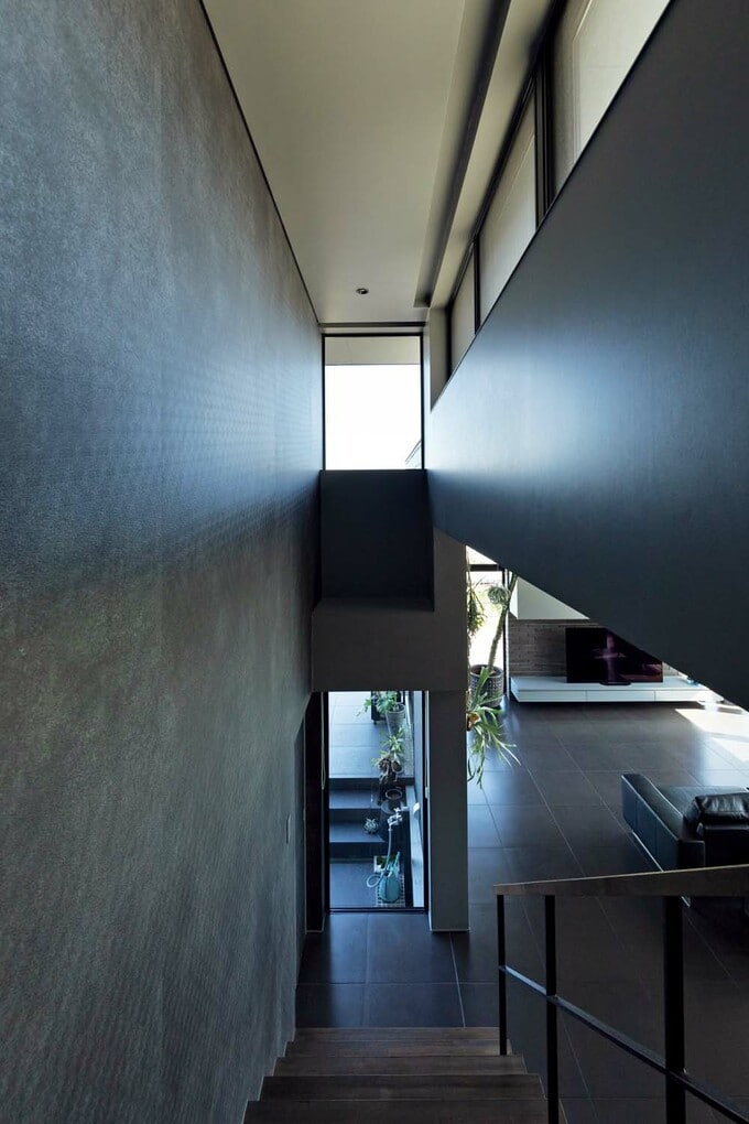 階段上部からの眺め