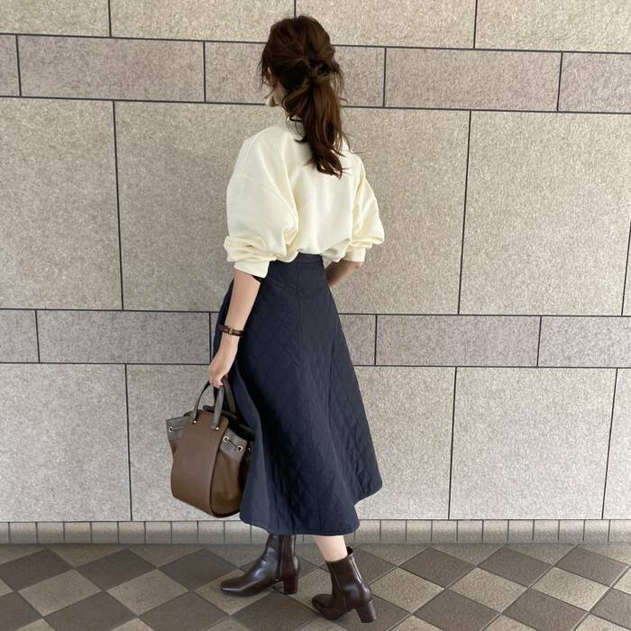 Native Village 2025秋冬 キルティングスカート 希少！