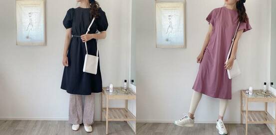 GUのワンピは990円から。お出かけもおうちコーデもこの子におまかせ