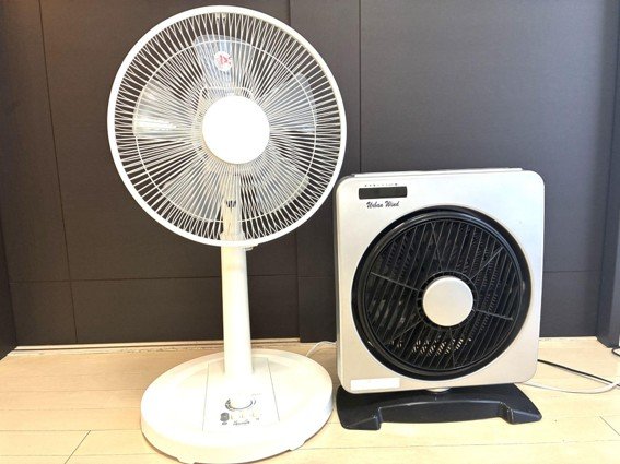 扇風機とサーキュレーター