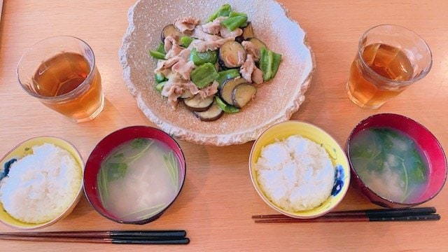 炒め物朝食