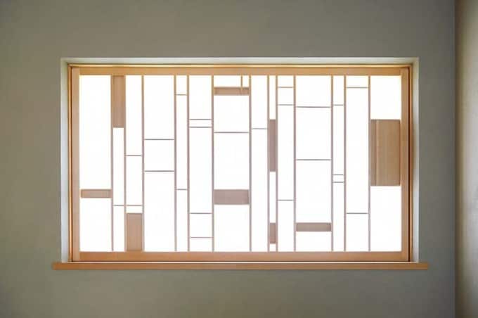 幾何学模様の障子